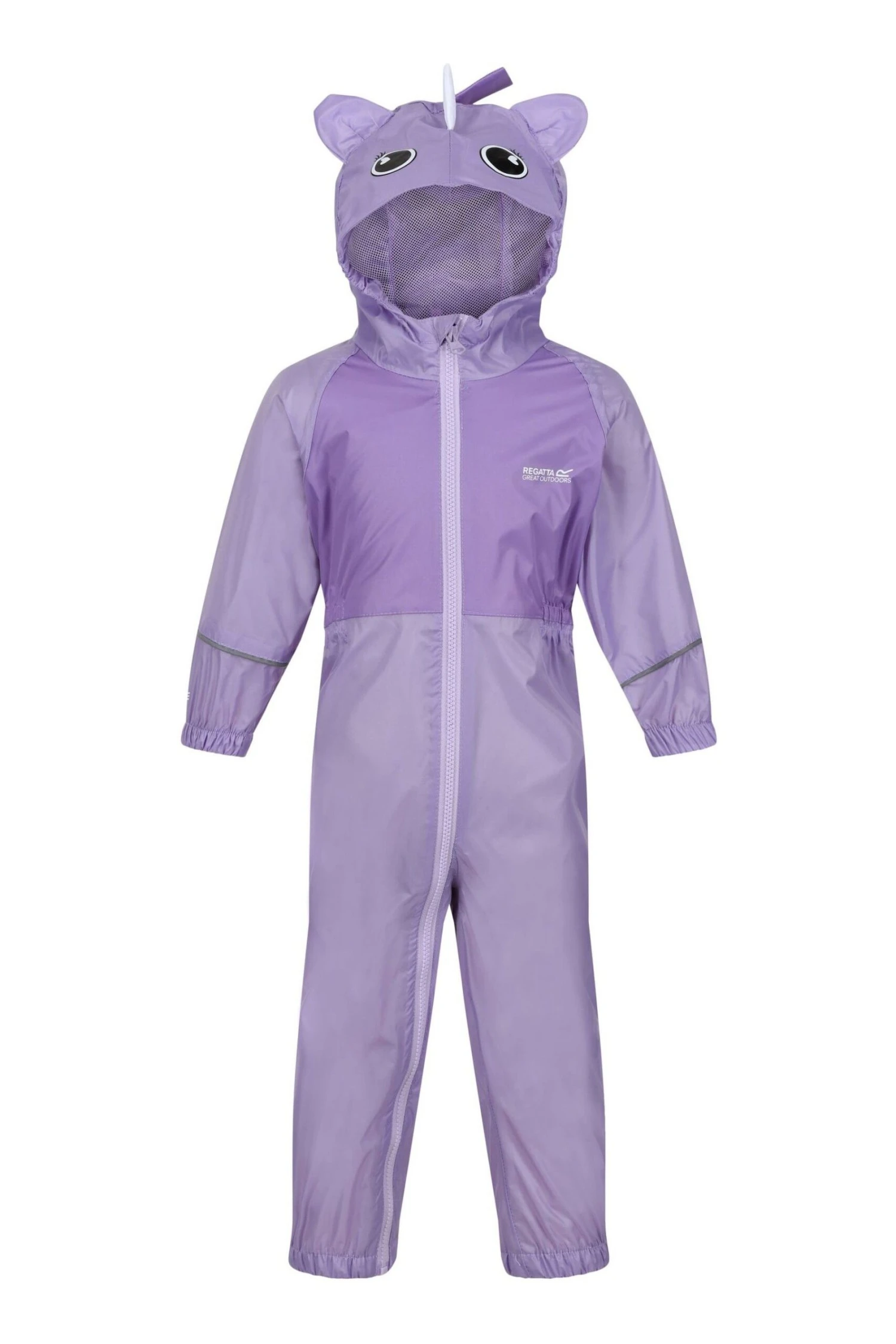 Regatta Purple Charco Waterproof Puddlesuit - Image 4