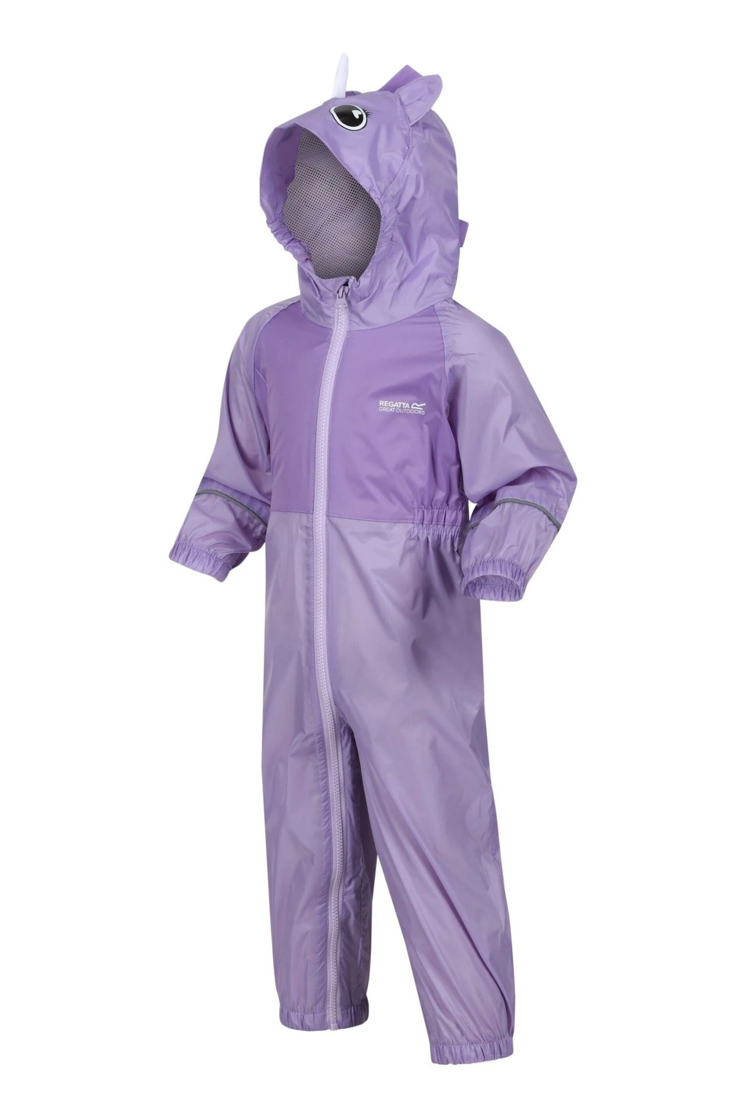 Regatta Purple Charco Waterproof Puddlesuit - Image 6