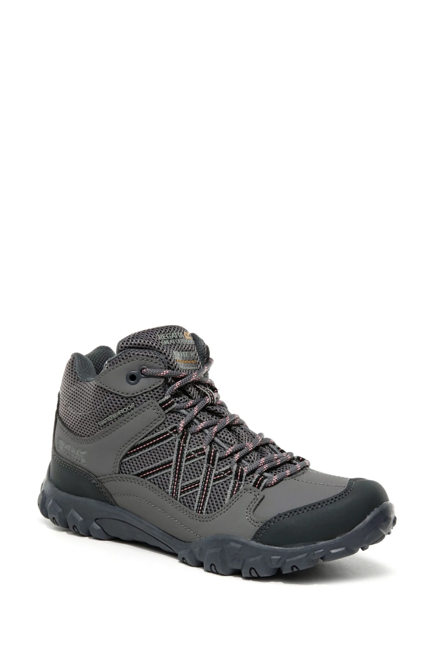 Regatta Grey Edgepoint Mid Junior Walking Boots - Image 2