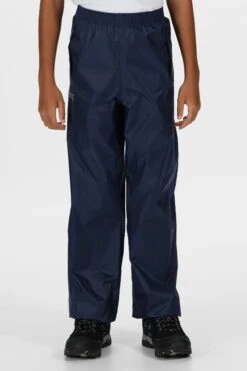 Regatta Blue Kids Pack It Waterproof Overtrousers