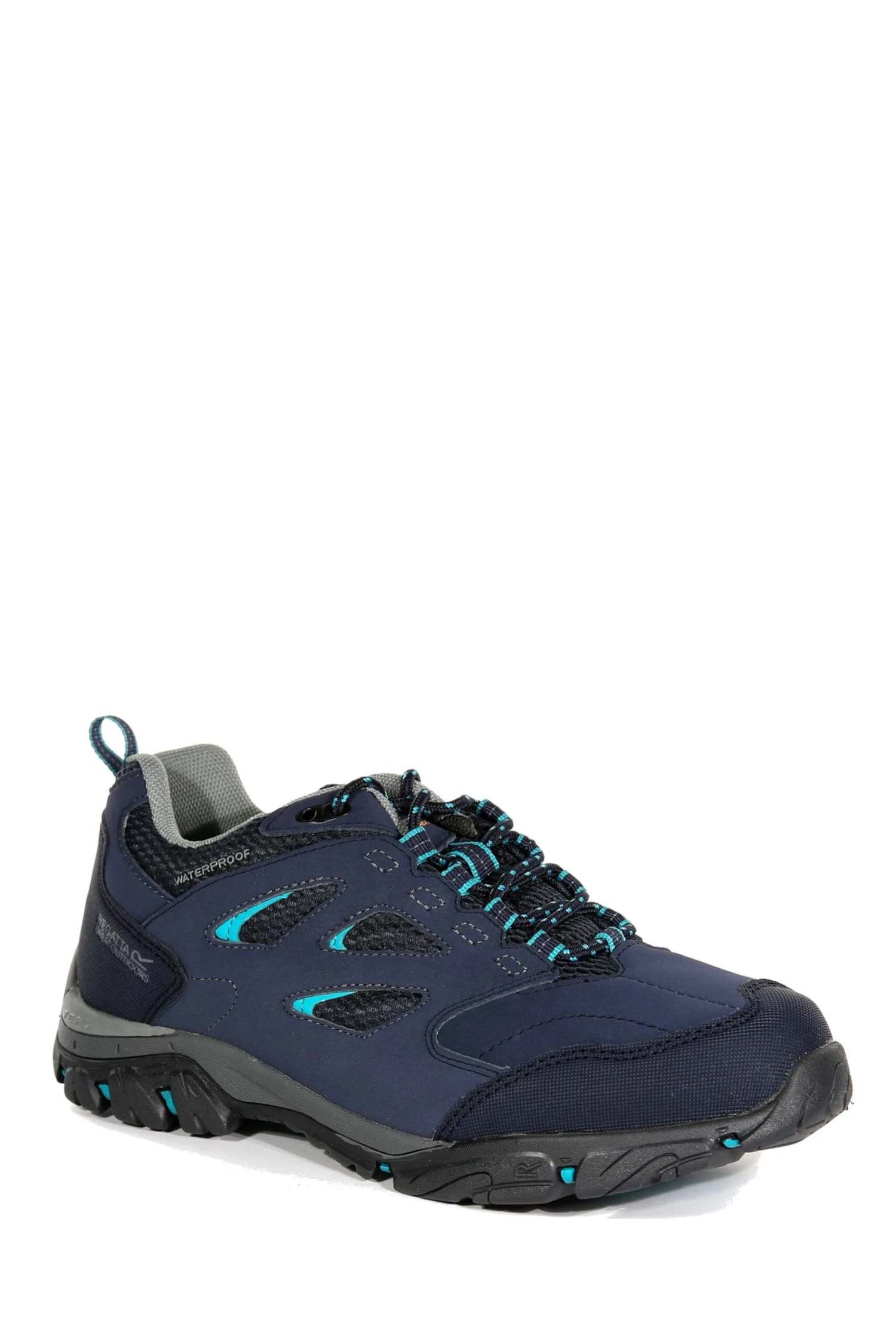 Regatta Blue Holcombe IEP Low Waterproof Walking Shoes - Image 2
