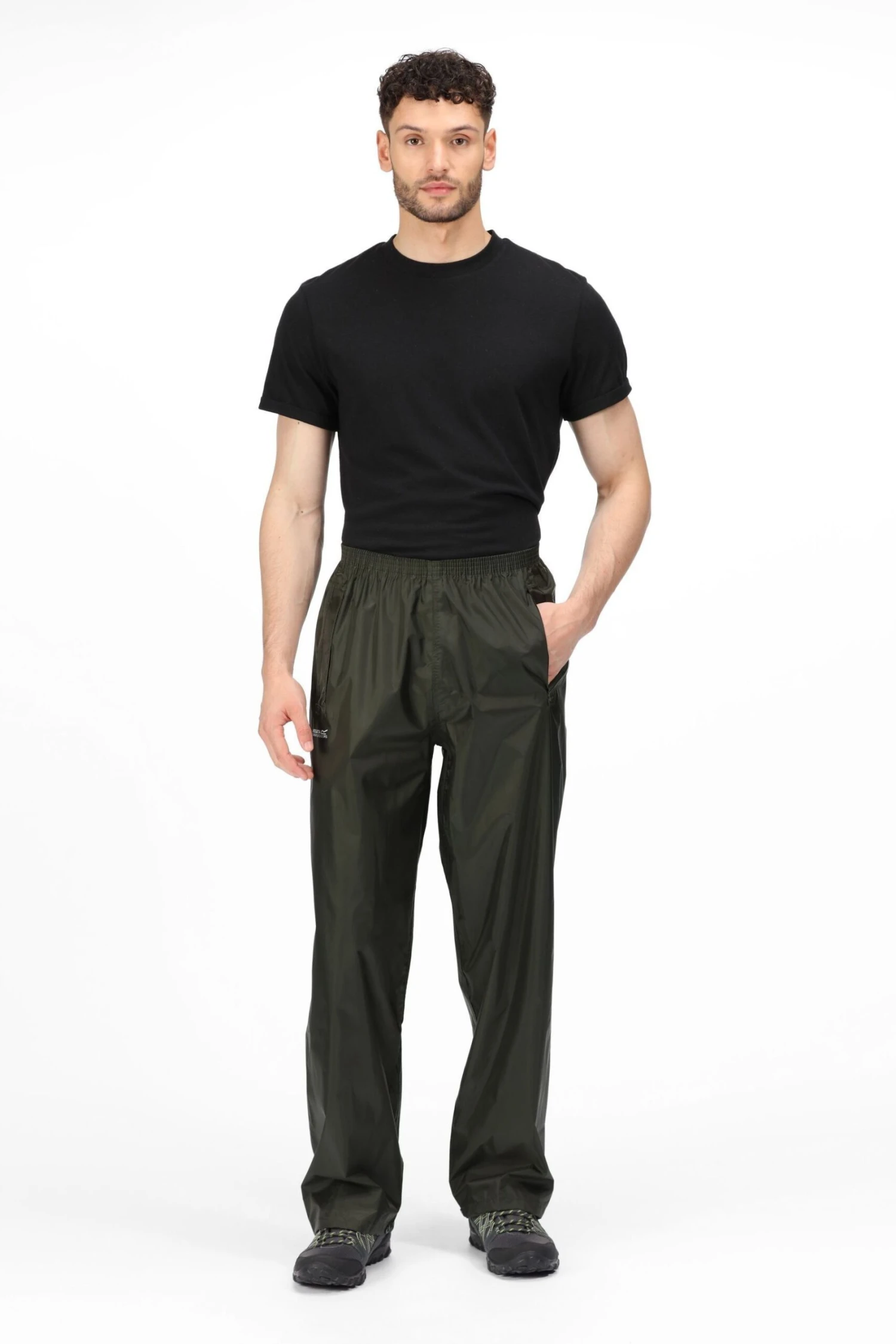 Regatta Green Stormbreak Waterproof Overtrousers - Image 3