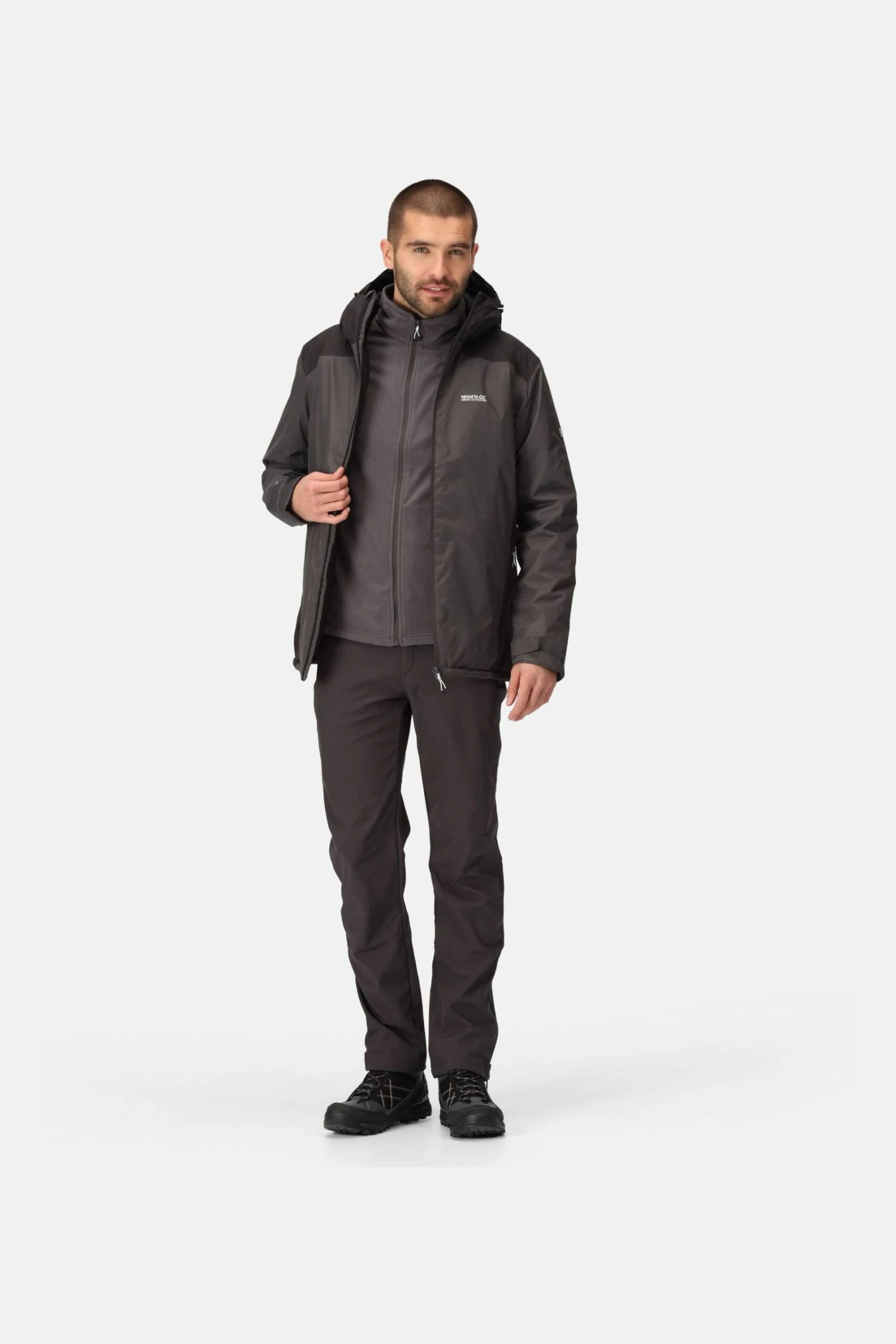 Regatta Grey Thornridge II Waterproof Jacket - Image 2