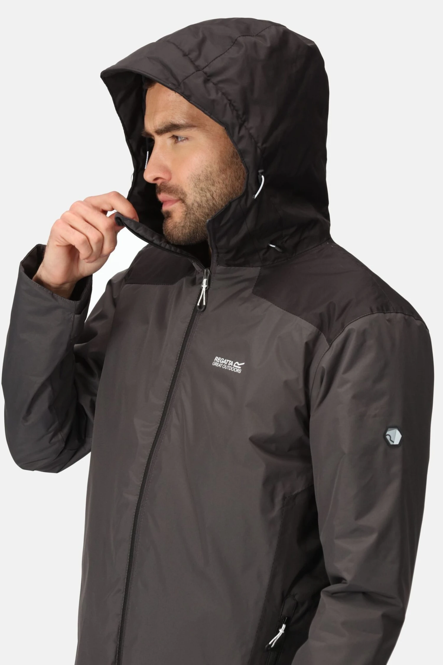 Regatta Grey Thornridge II Waterproof Jacket - Image 3