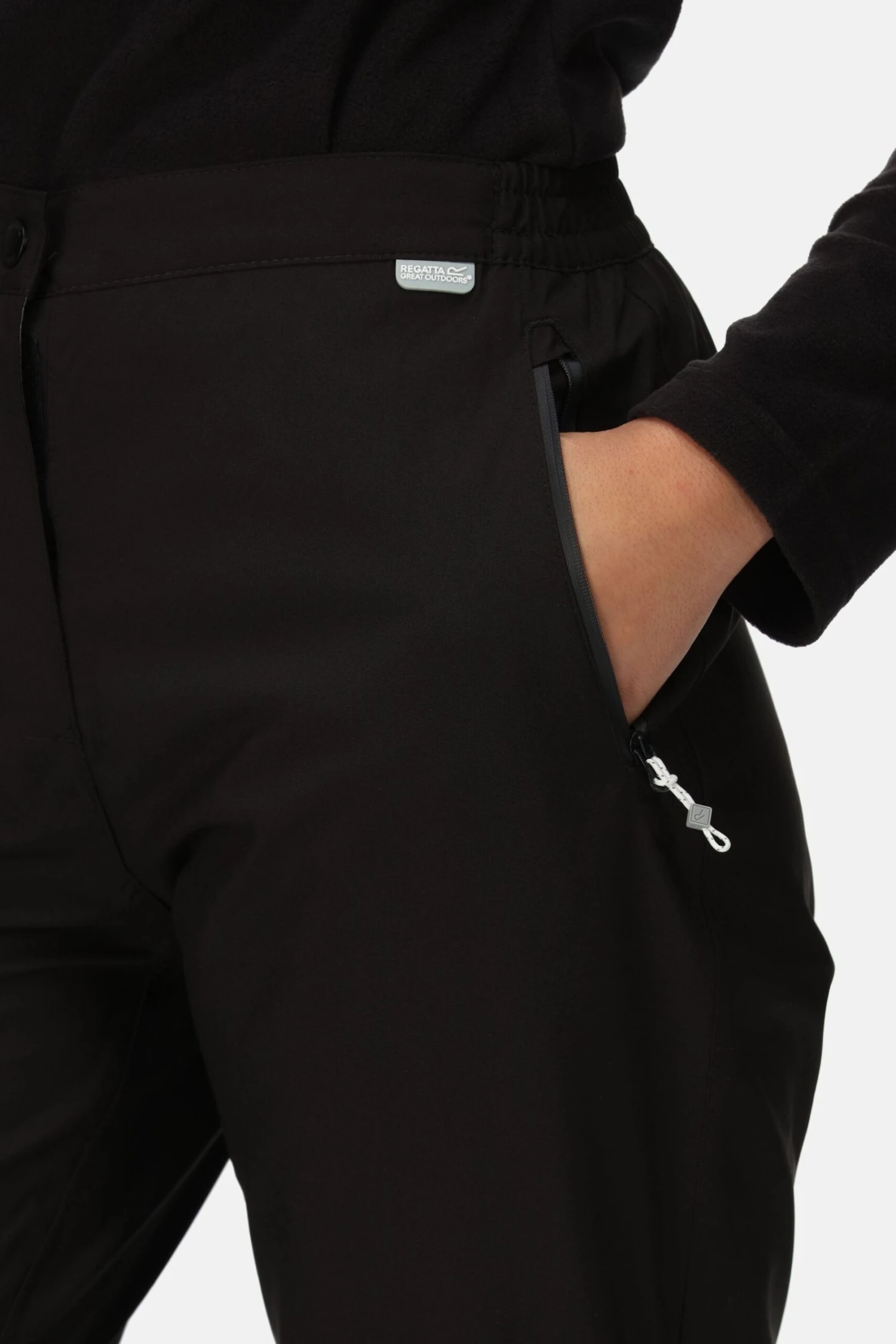 Regatta Womens Highton Black Overtrousers - Image 8