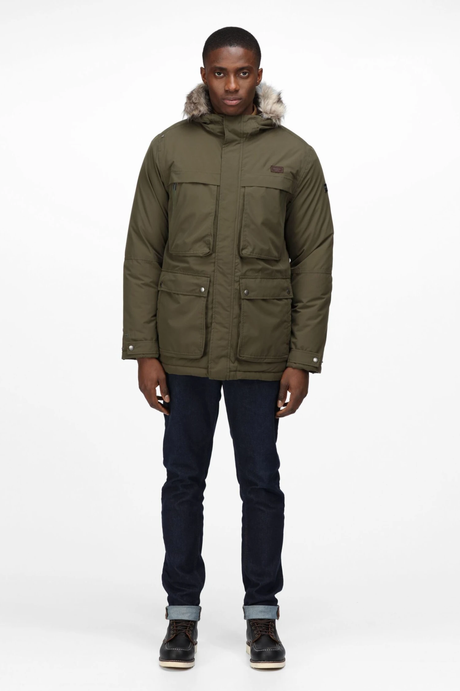 Regatta Green Volter Waterproof Heated Parka Jacket - Image 3