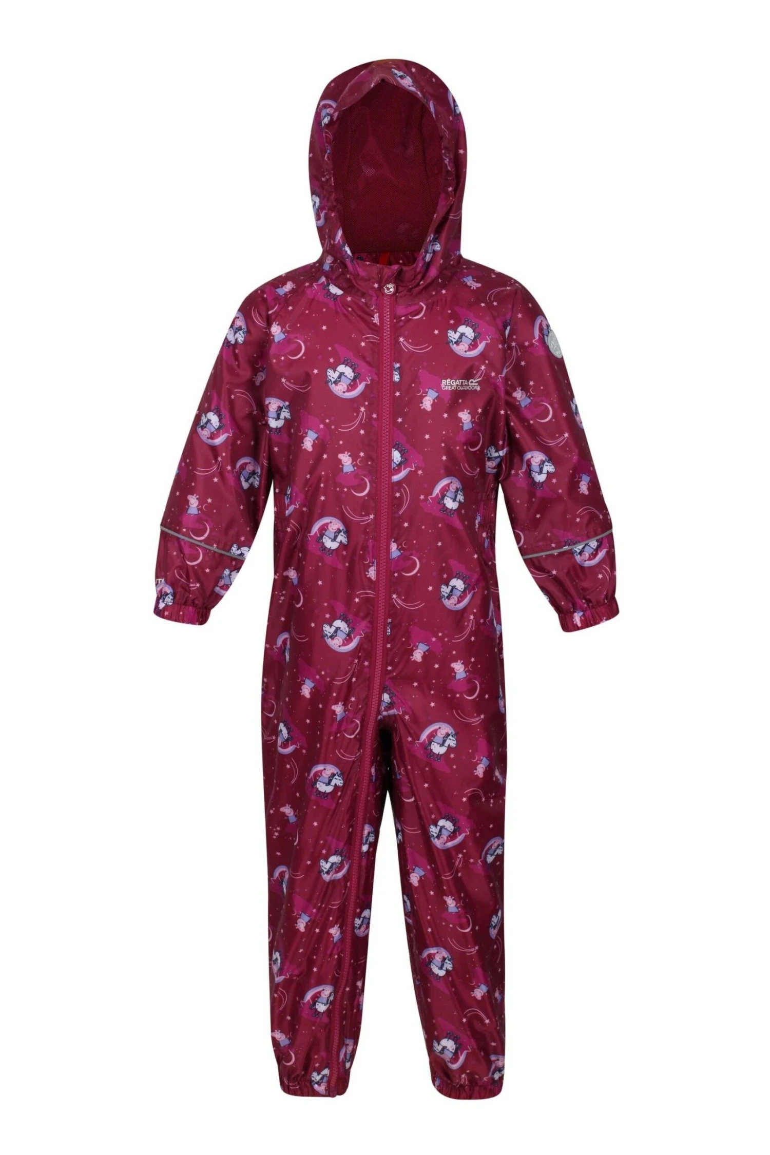 Regatta Pink Peppa Pig Waterproof Pobble Suit - Image 4