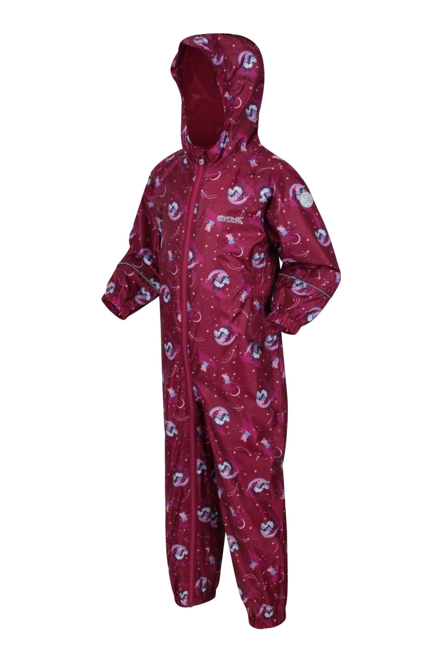 Regatta Pink Peppa Pig Waterproof Pobble Suit - Image 6
