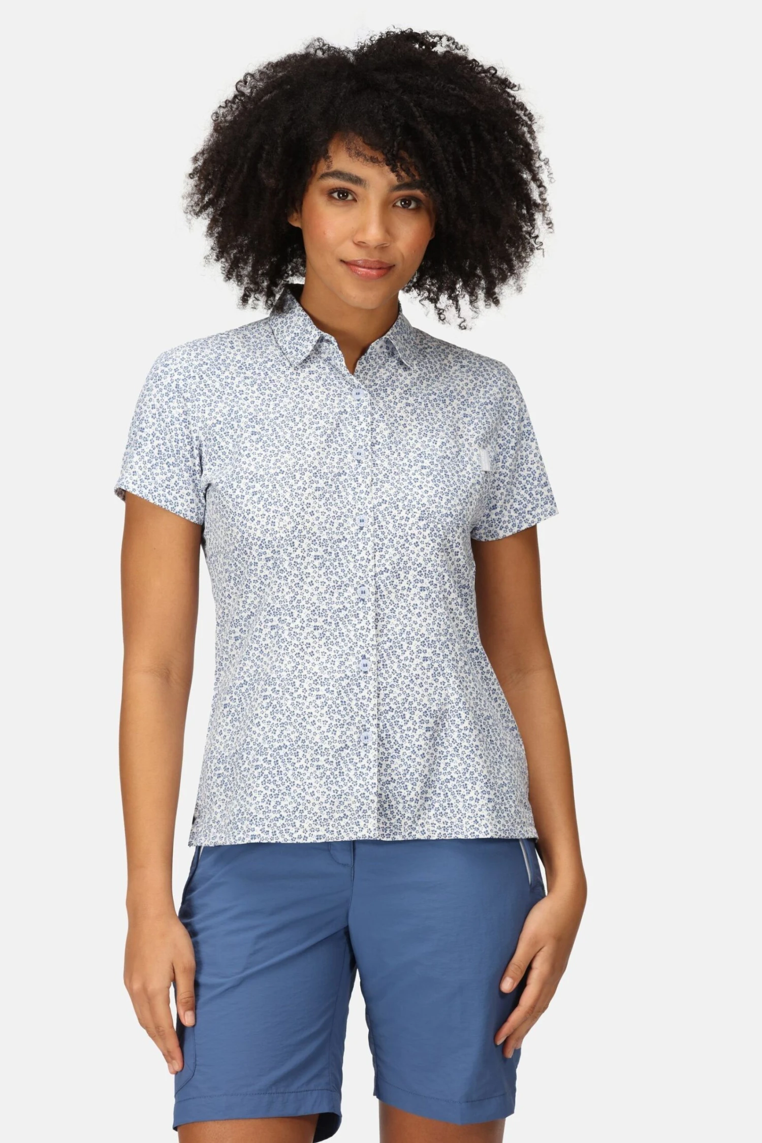 Regatta Mindano White VII Short Sleeve Shirt - Image 3