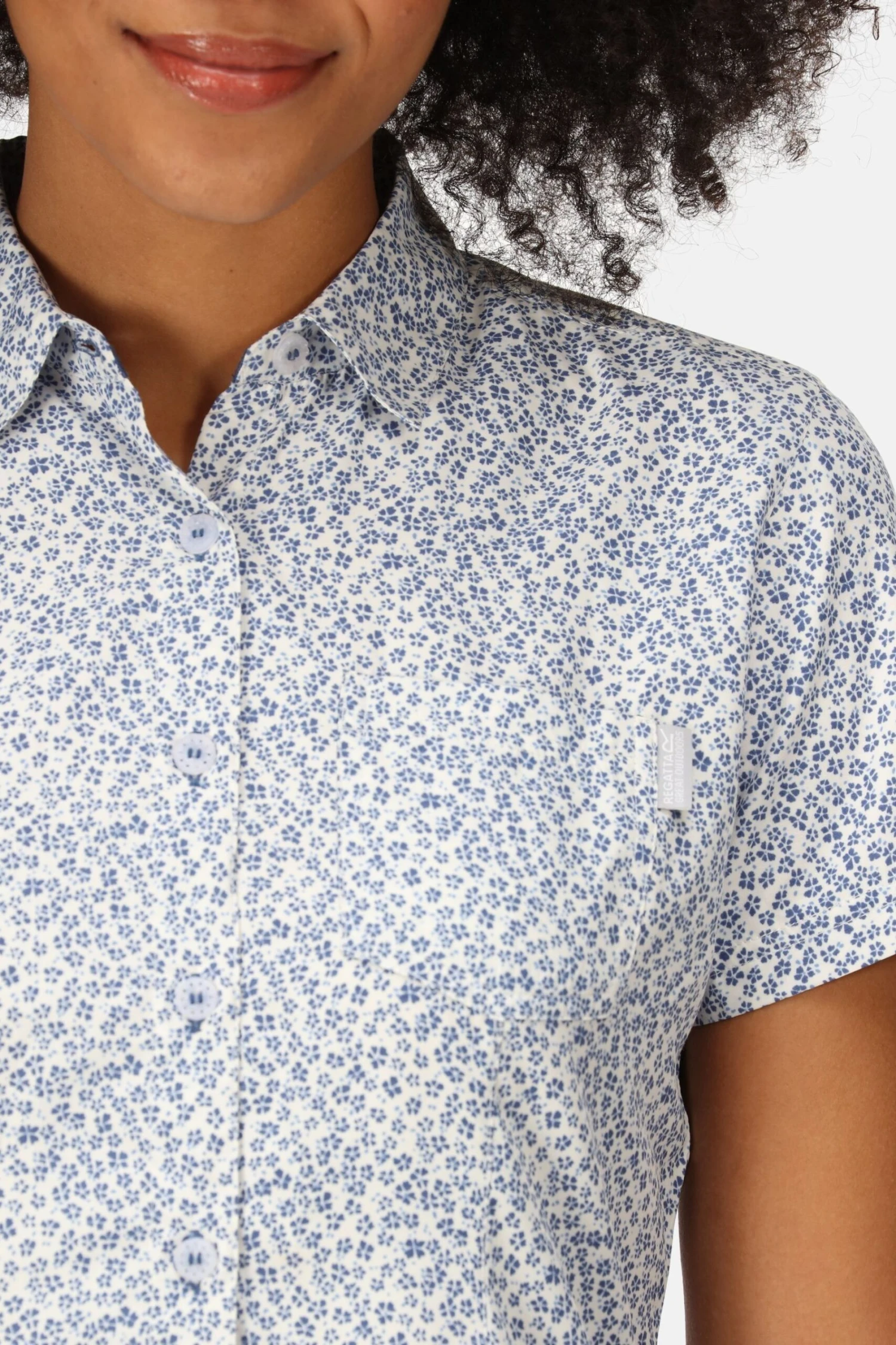 Regatta Mindano White VII Short Sleeve Shirt - Image 4