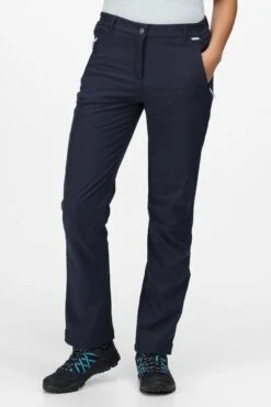 Regatta Womens Blue Geo II Softshell Trousers