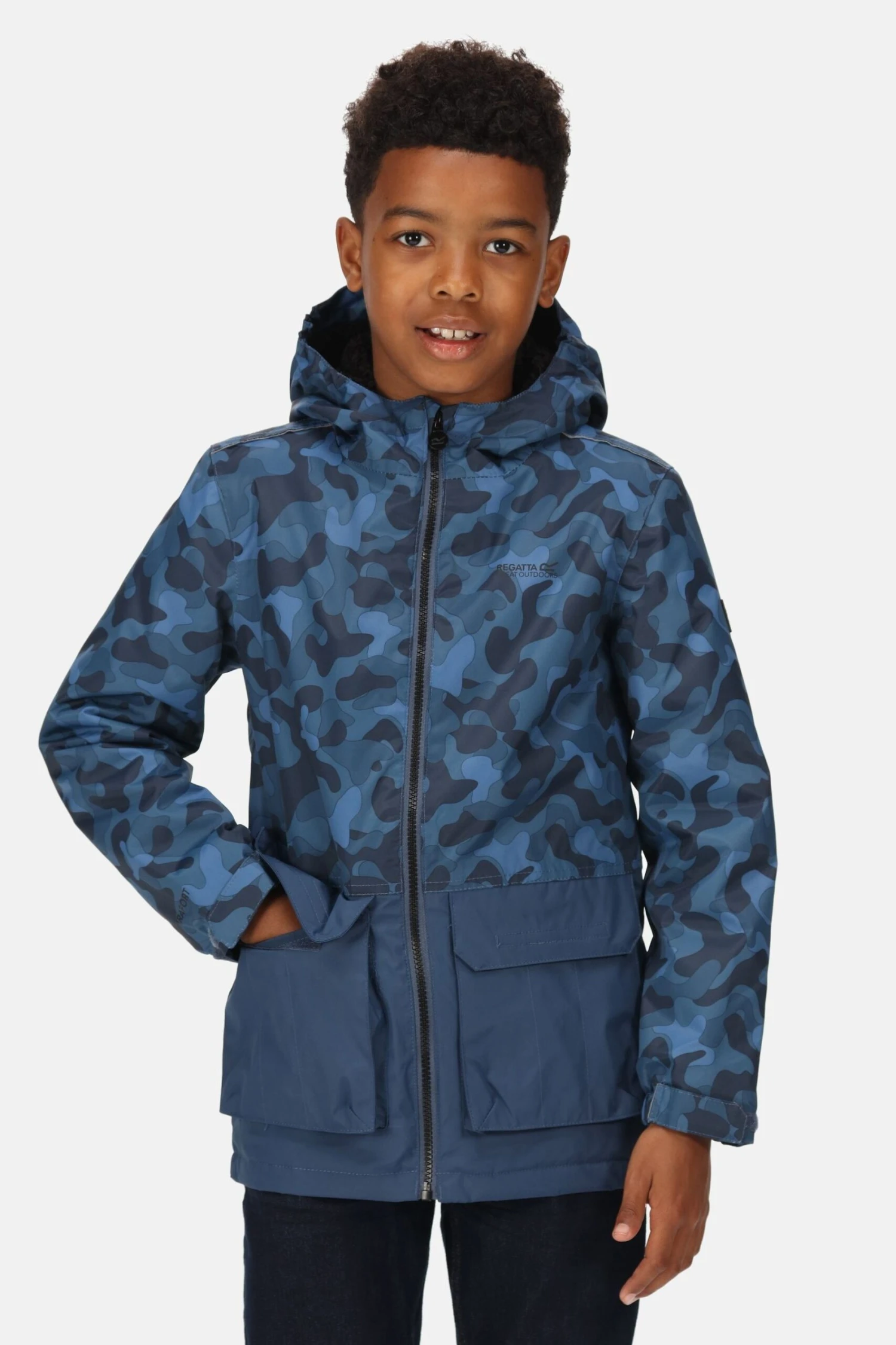Regatta Blue Salman Waterproof Insulated Reflective Jacket