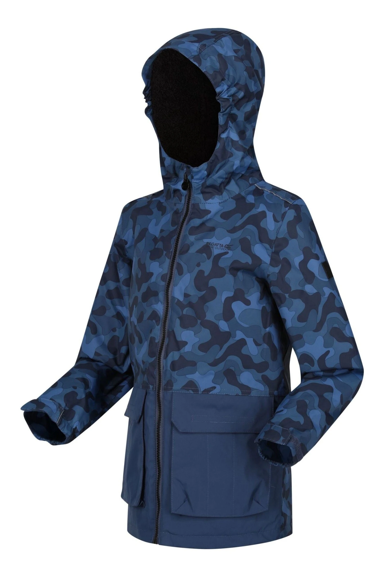 Regatta Blue Salman Waterproof Insulated Reflective Jacket - Image 6