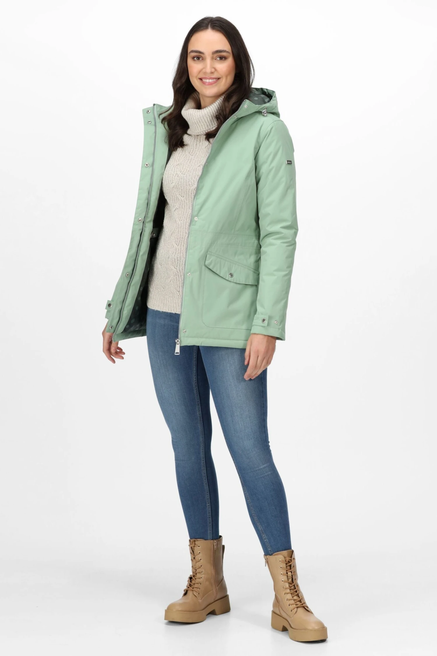 Regatta Green Brigida Waterproof Insulated Jacket - Image 3