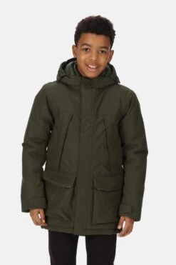 Regatta Green Paddrick Waterproof Insulated Parka Jacket