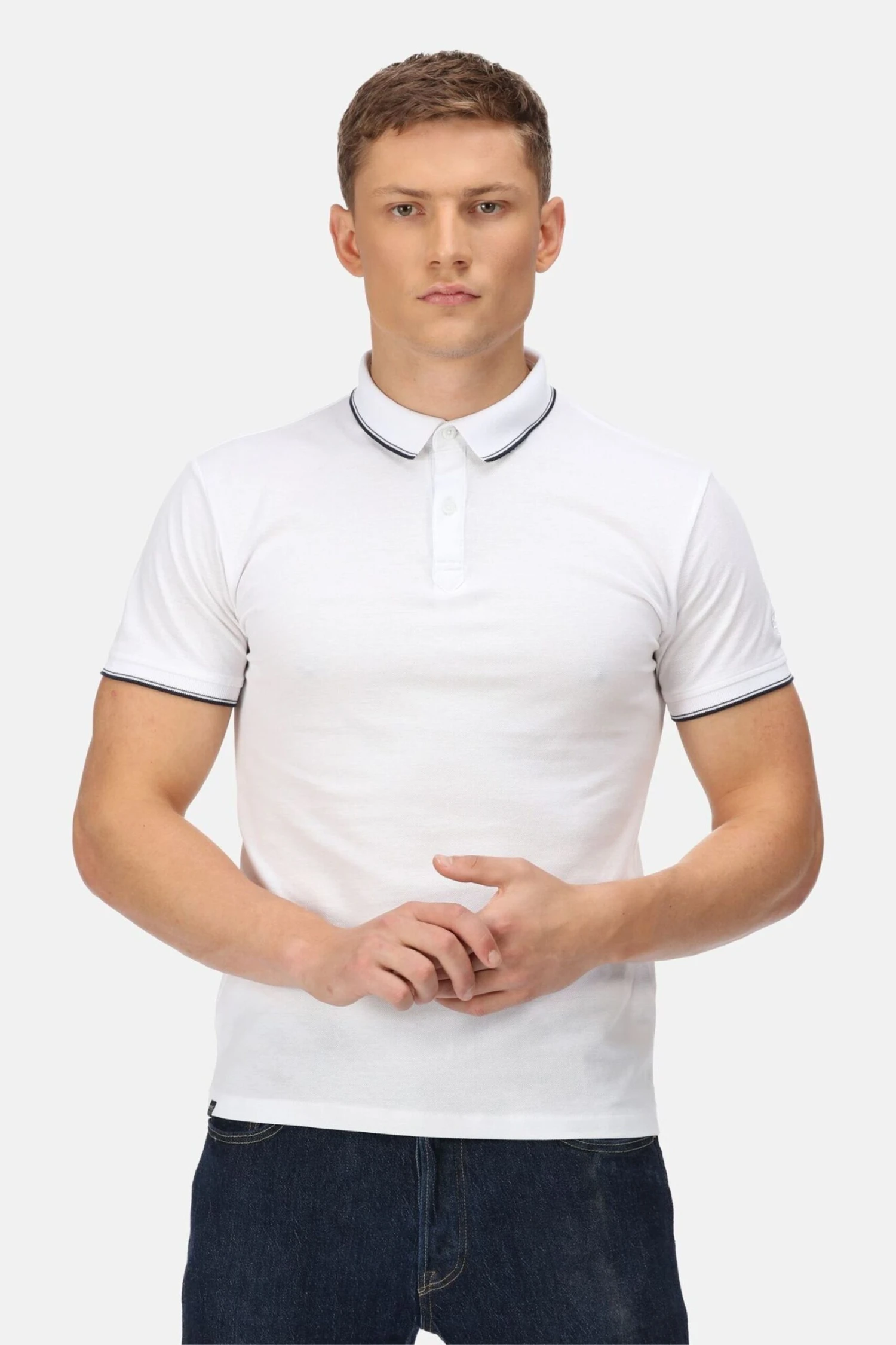 Regatta White Tadeo Polo Shirt