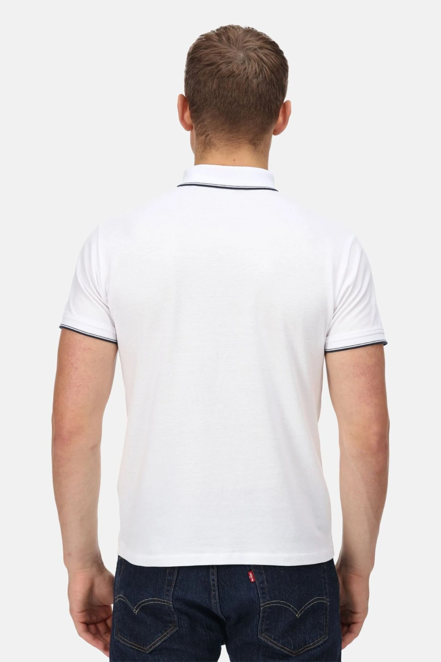 Regatta White Tadeo Polo Shirt - Image 2