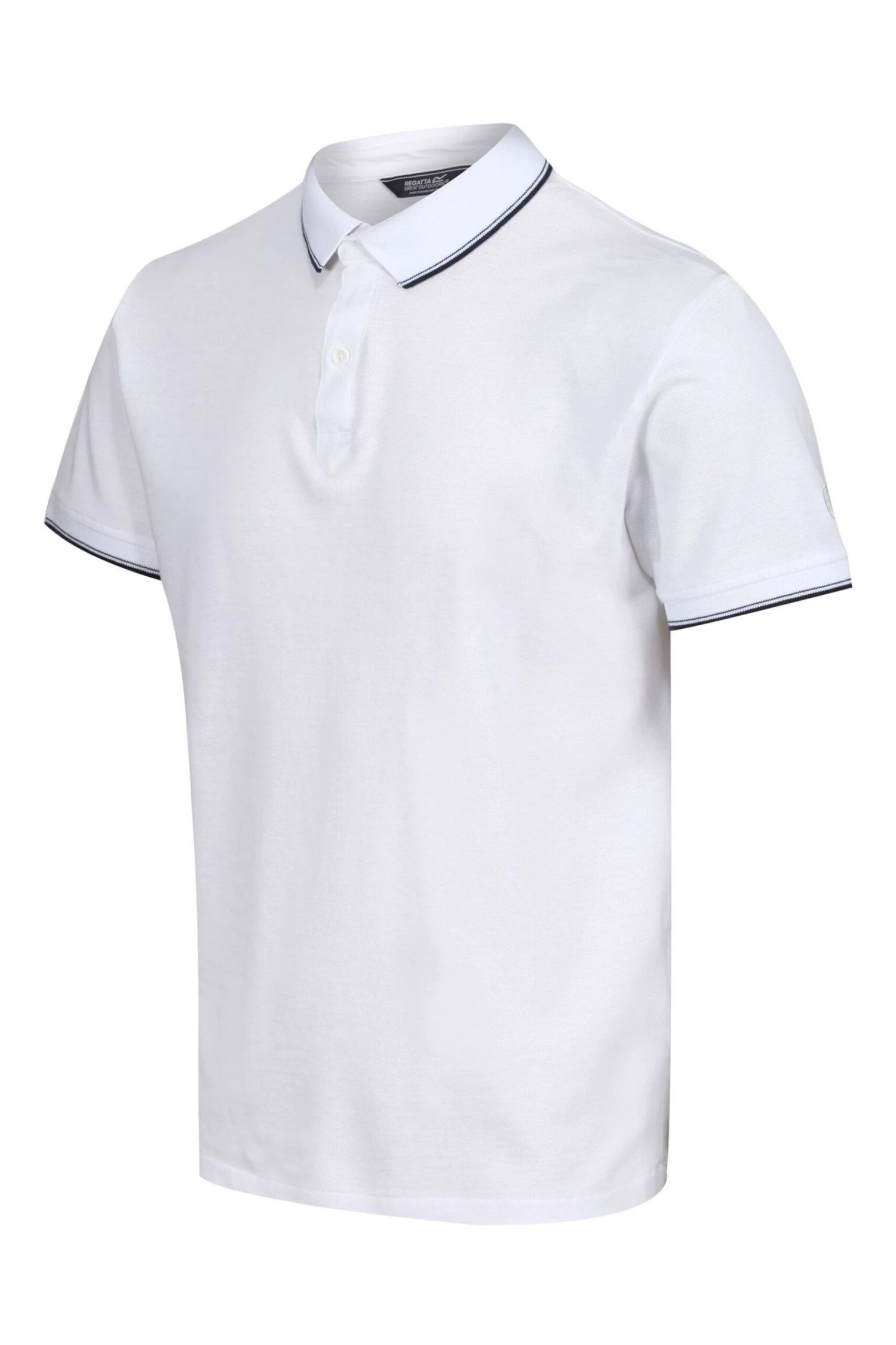 Regatta White Tadeo Polo Shirt - Image 5