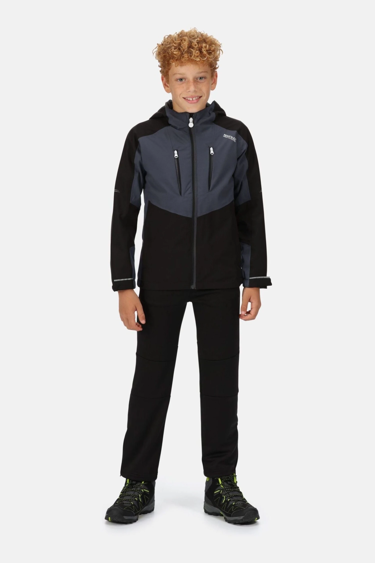Regatta Junior Waterproof Highton III Black Jacket - Image 3