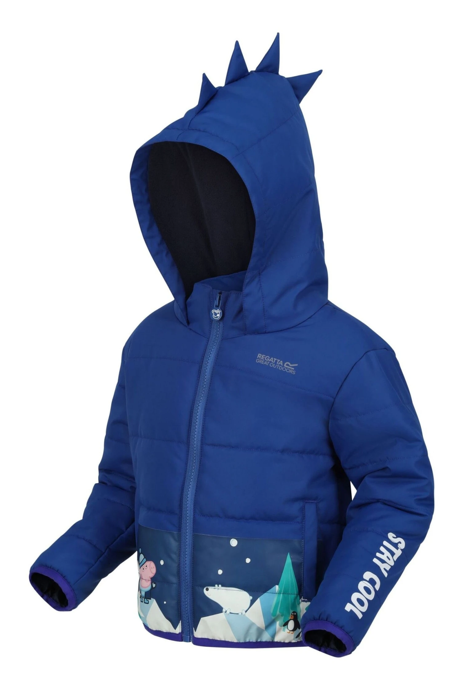 Regatta Boys Blue Peppa Pig Padded Jacket - Image 2