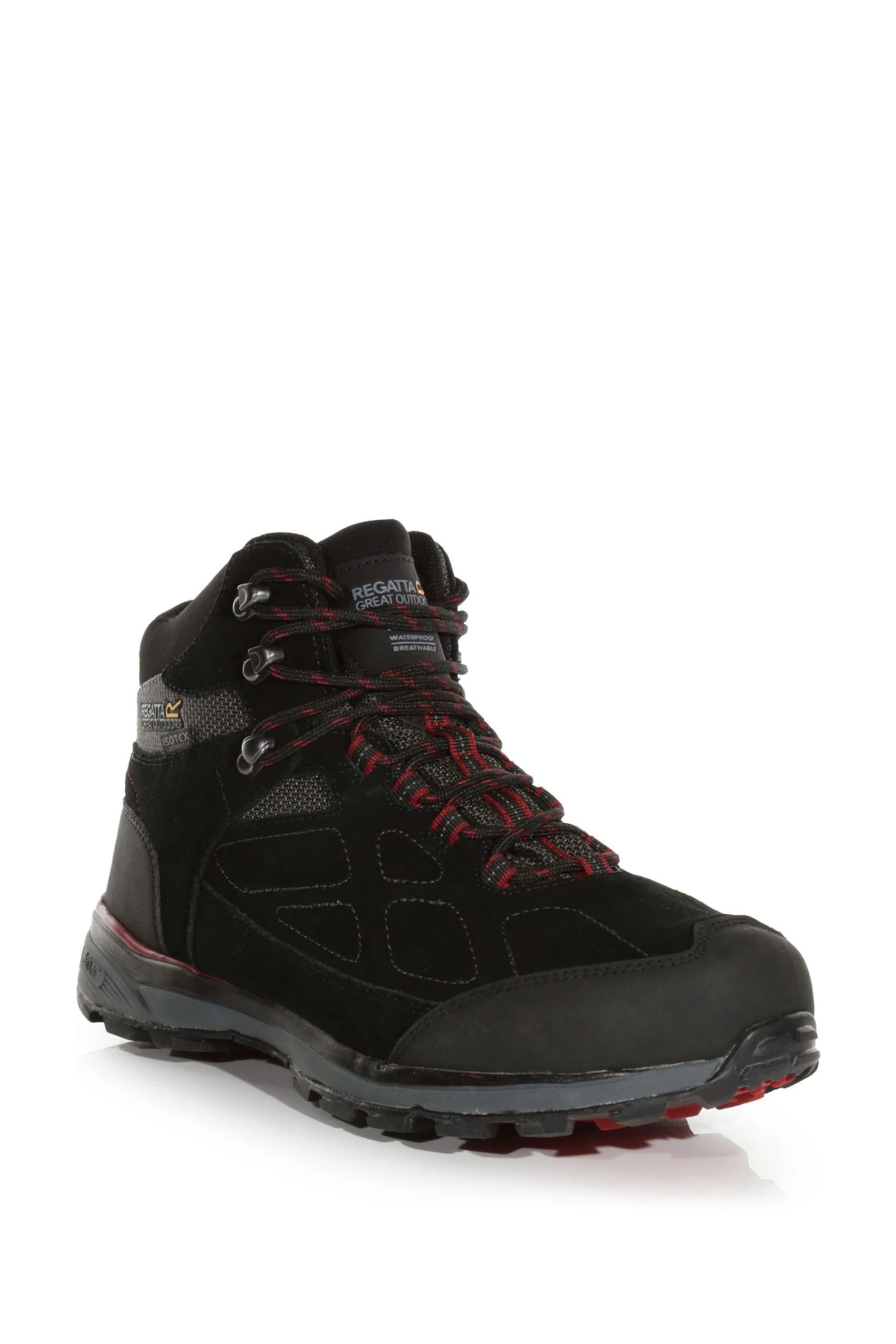 Regatta Black Samaris Suede Waterproof Walking Boots - Image 2