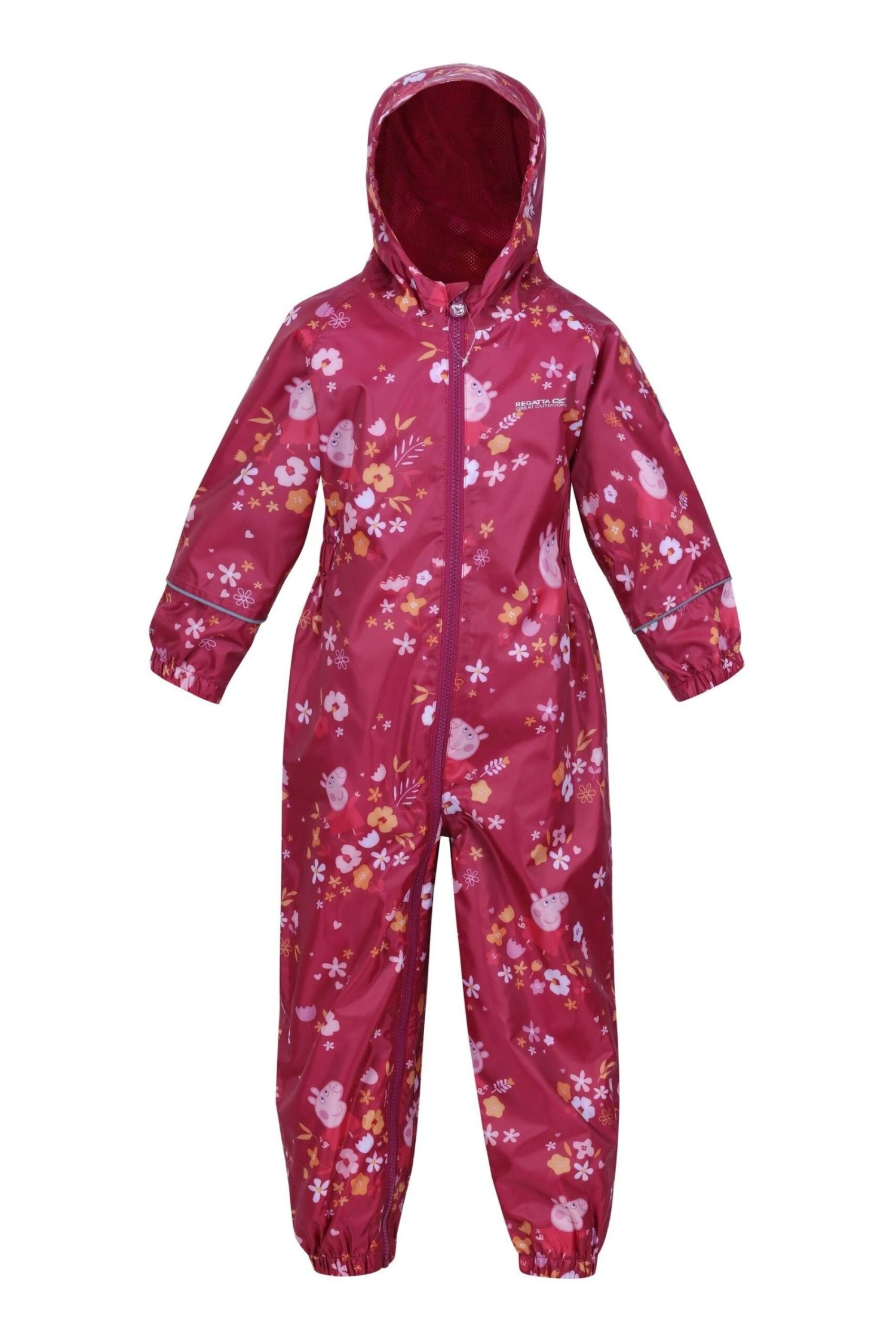 Regatta Pink Peppa Pig Pobble Waterproof Suit - Image 5