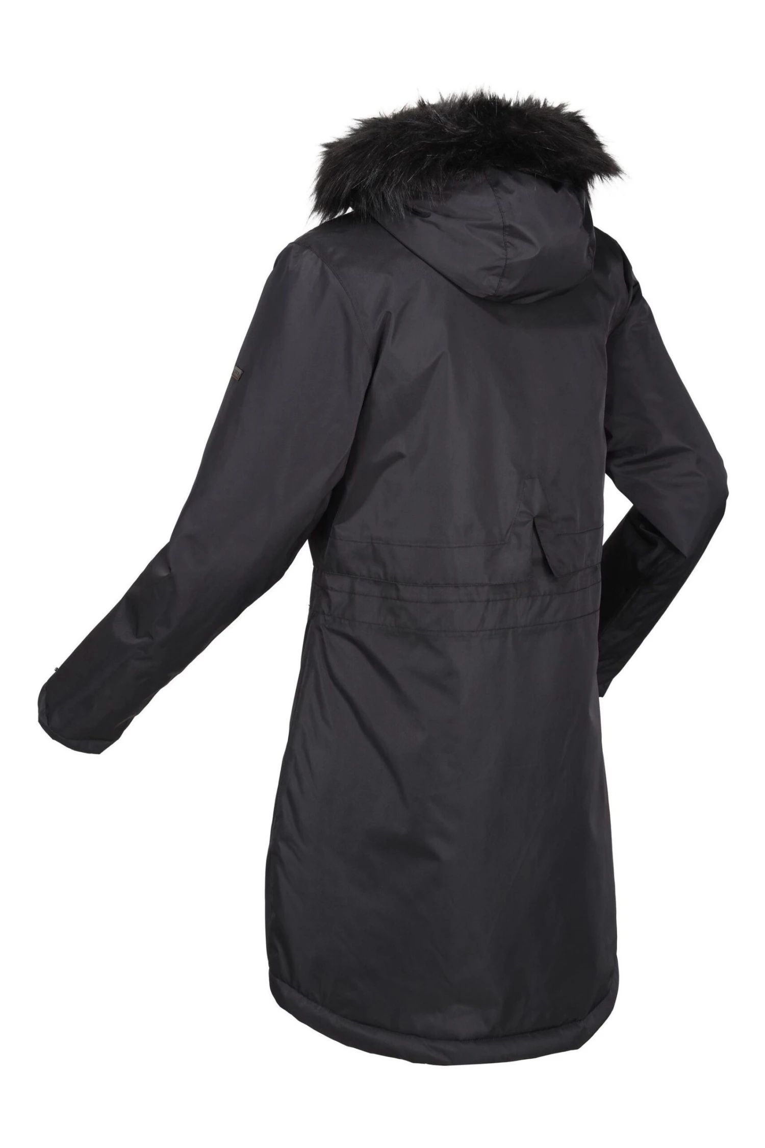 Regatta Lyanna Black Longline Waterproof Insulated Jacket - Image 9