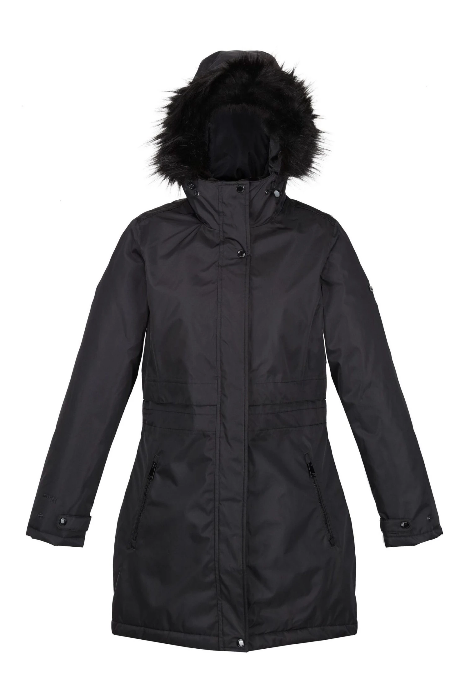 Regatta Lyanna Black Longline Waterproof Insulated Jacket - Image 6