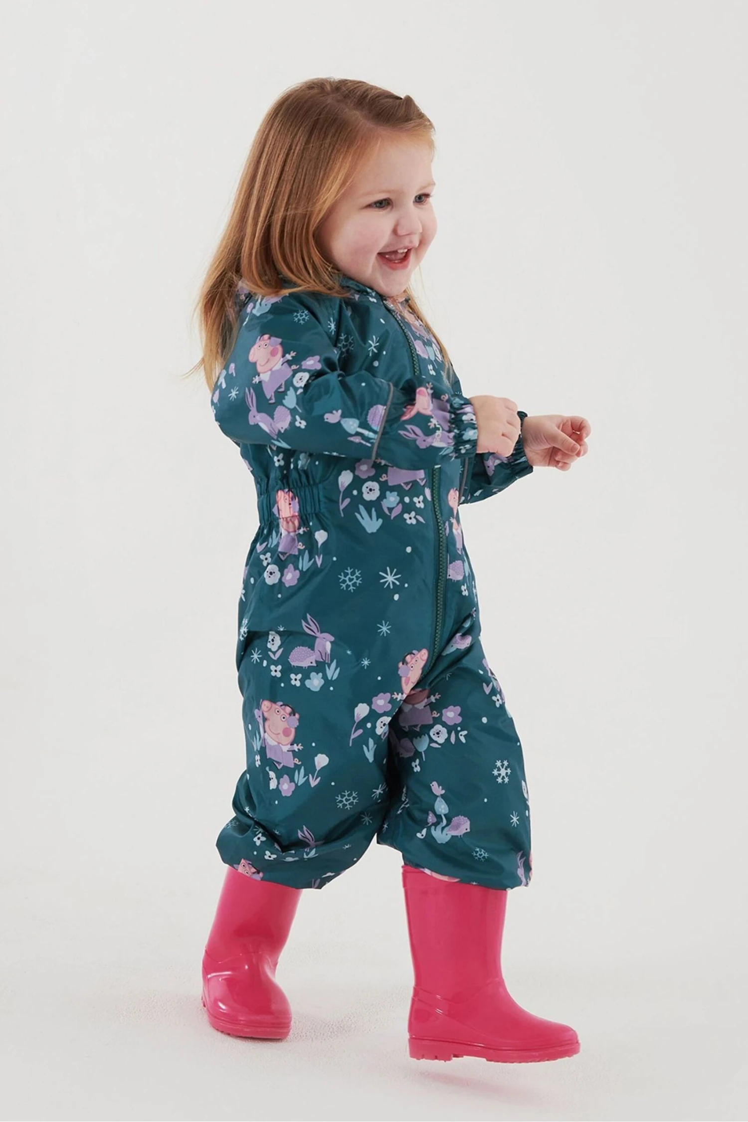 Regatta Blue Peppa Pig Pobble Waterproof Suit - Image 3