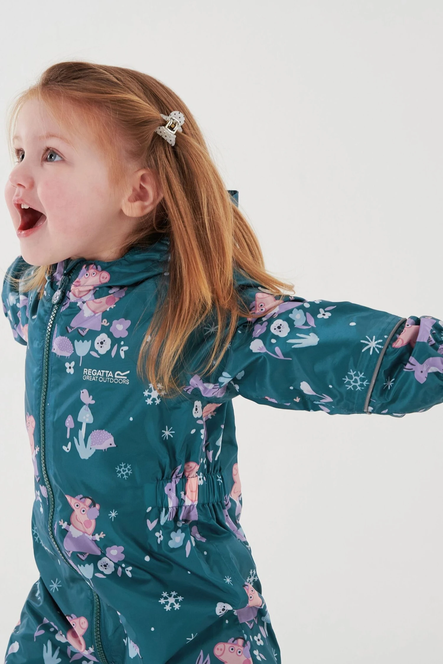 Regatta Blue Peppa Pig Pobble Waterproof Suit - Image 5