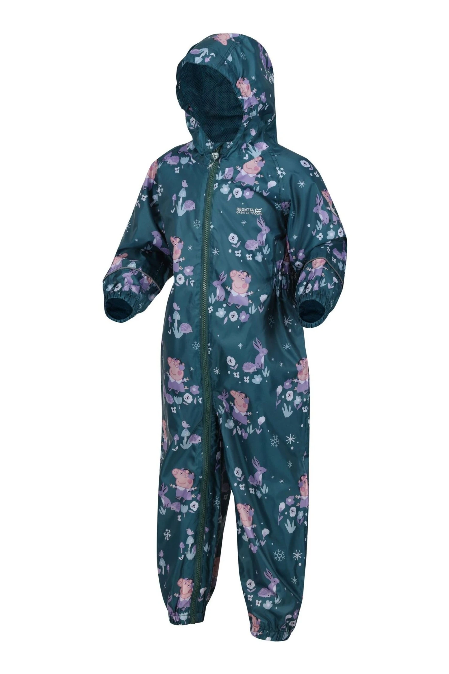Regatta Blue Peppa Pig Pobble Waterproof Suit - Image 7