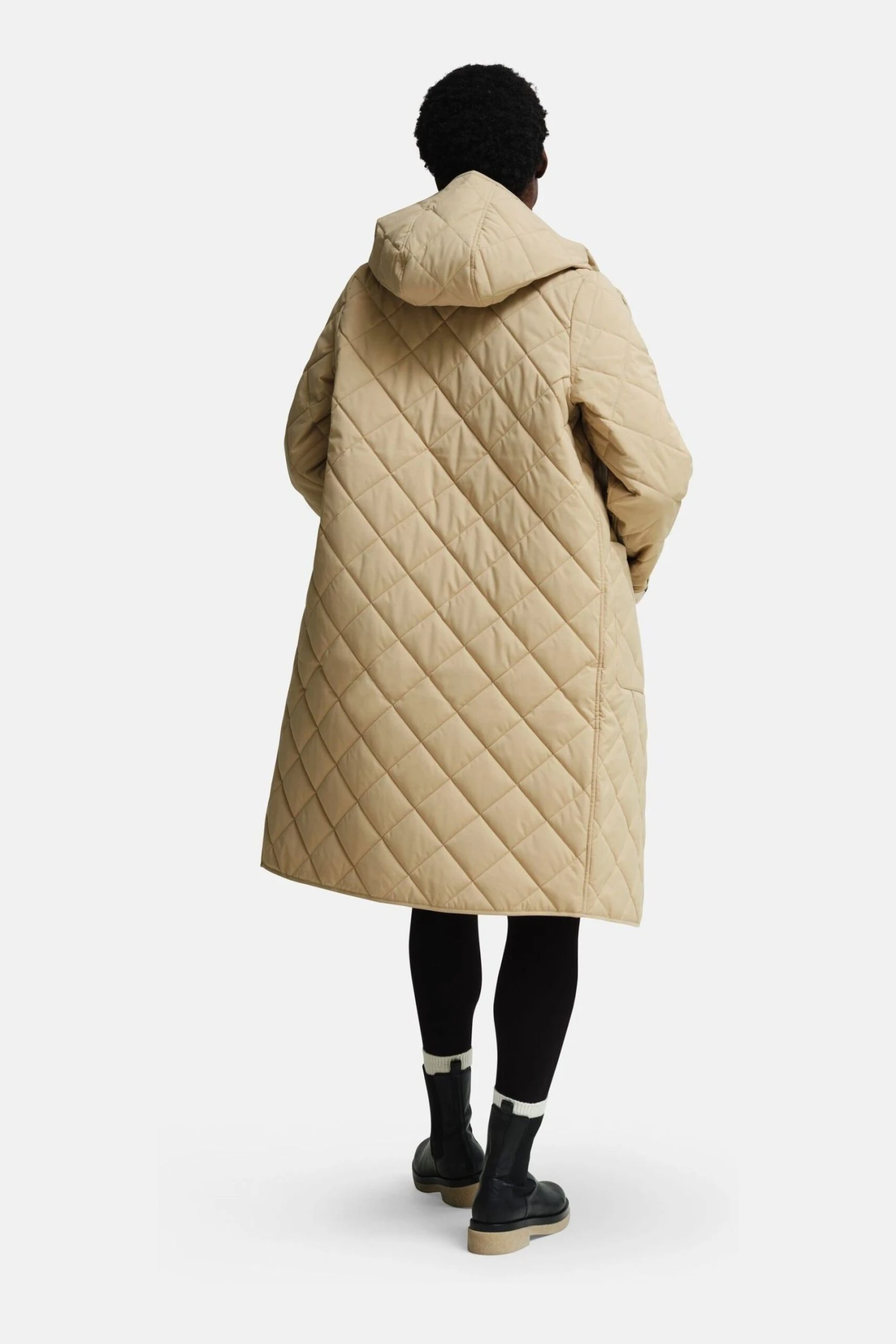 Regatta Natural Orla Kiely Quilted Reversable Midi Jacket - Image 2