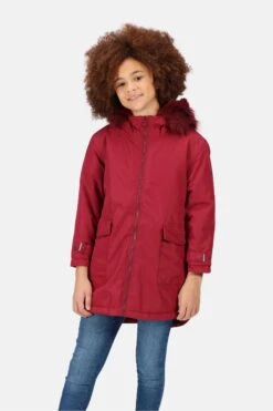 Regatta Red Adelyn Waterproof Insulated Parka Jacket