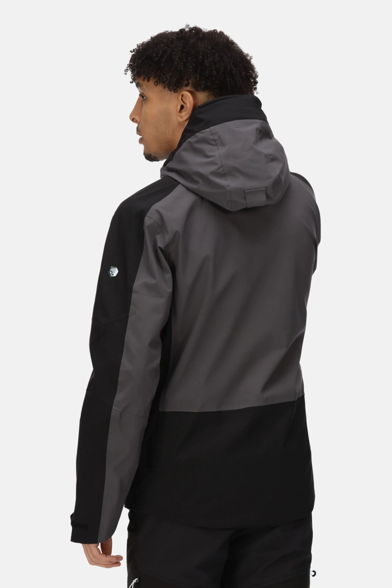 Regatta Highton Stretch III Waterproof Black Jacket - Image 2