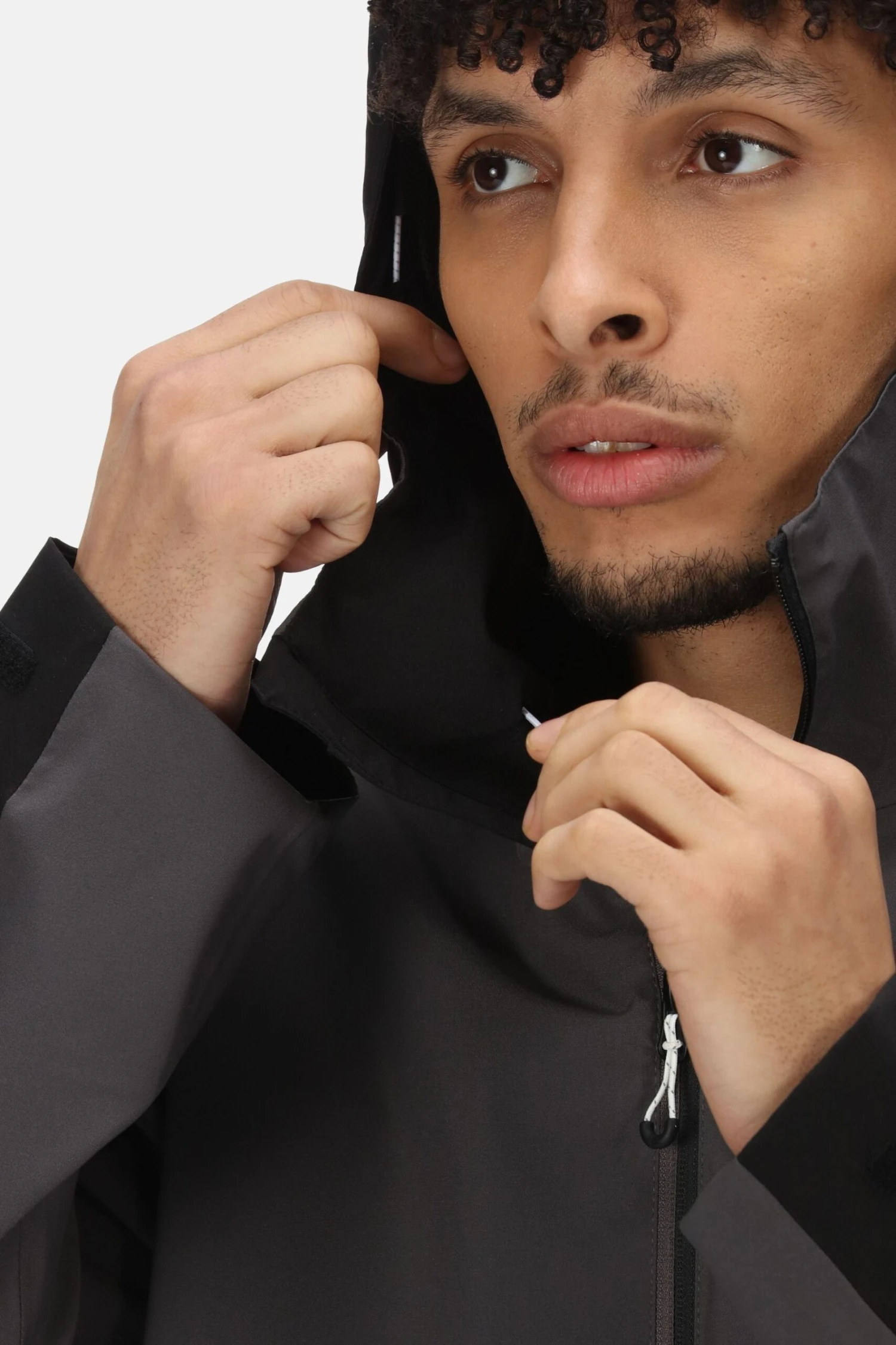 Regatta Highton Stretch III Waterproof Black Jacket - Image 4