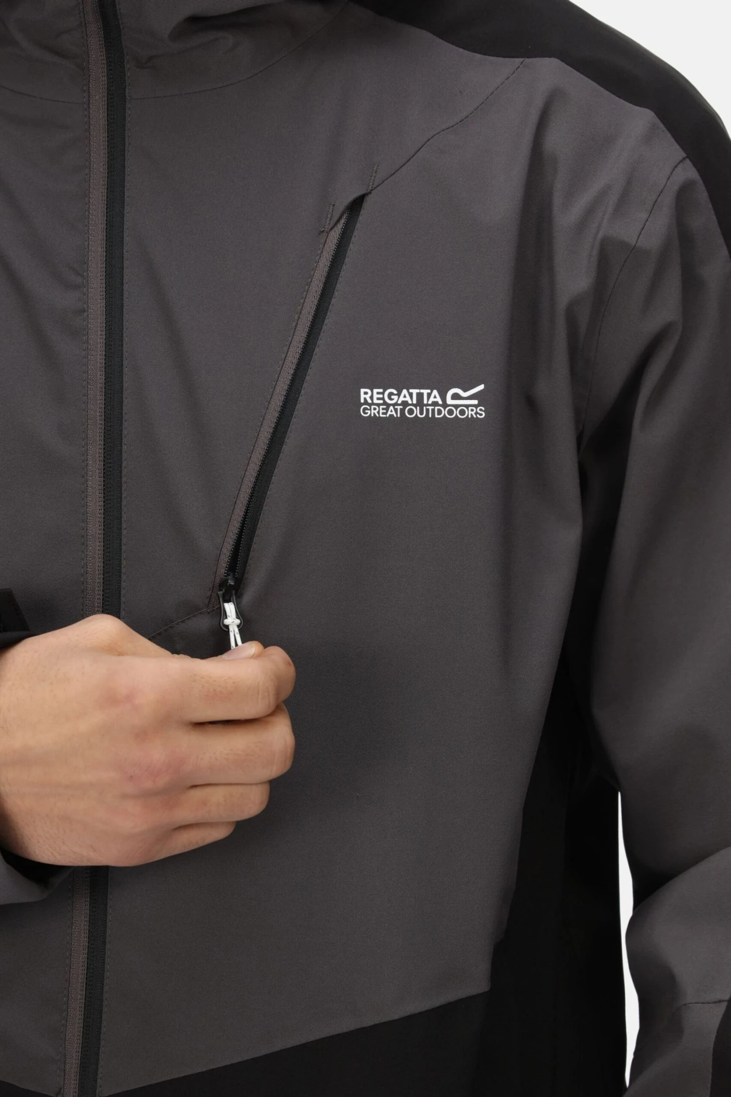 Regatta Highton Stretch III Waterproof Black Jacket - Image 5