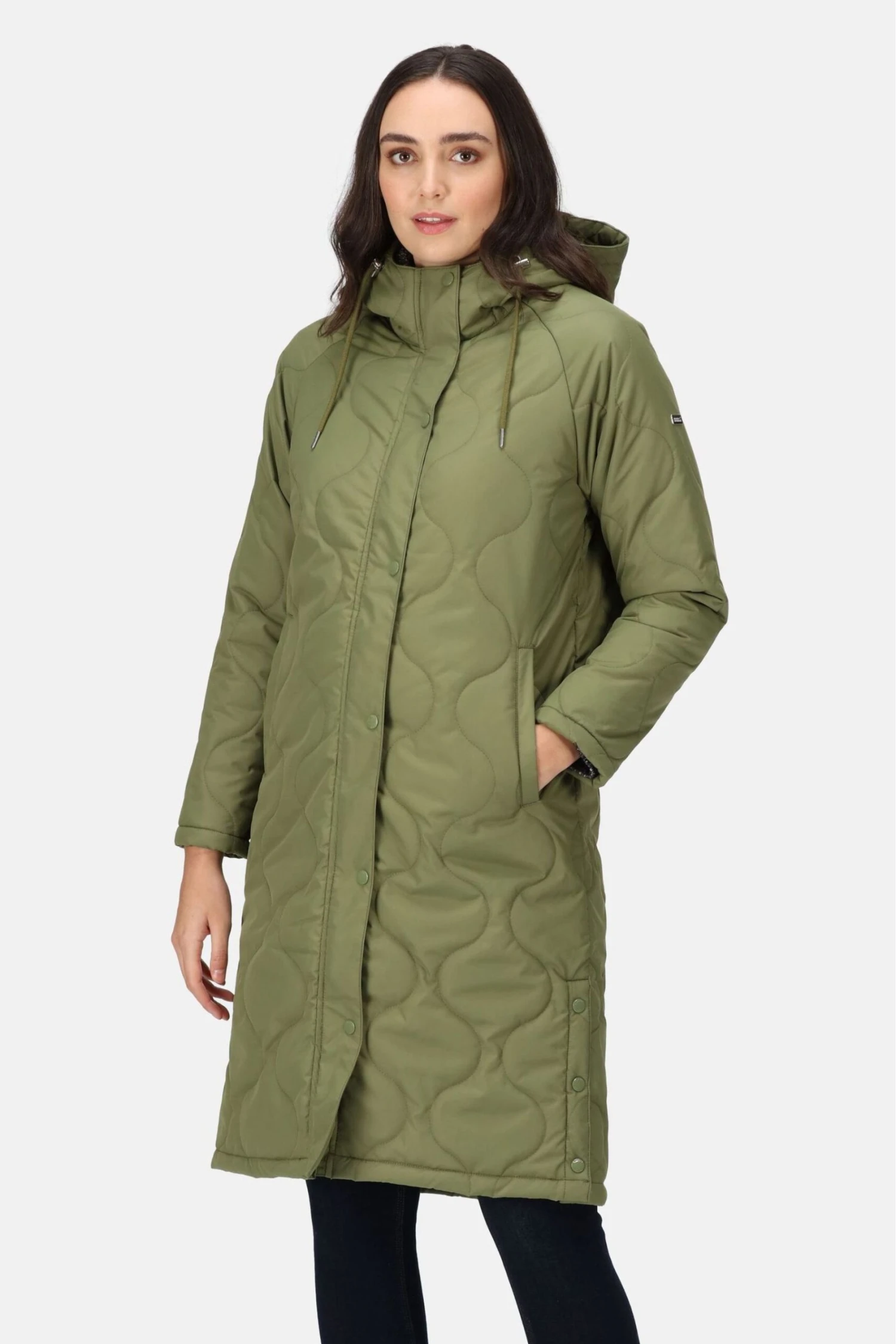 Regatta Blue Jovie Longline Insulated Onion Quilt Jacket - Image 3