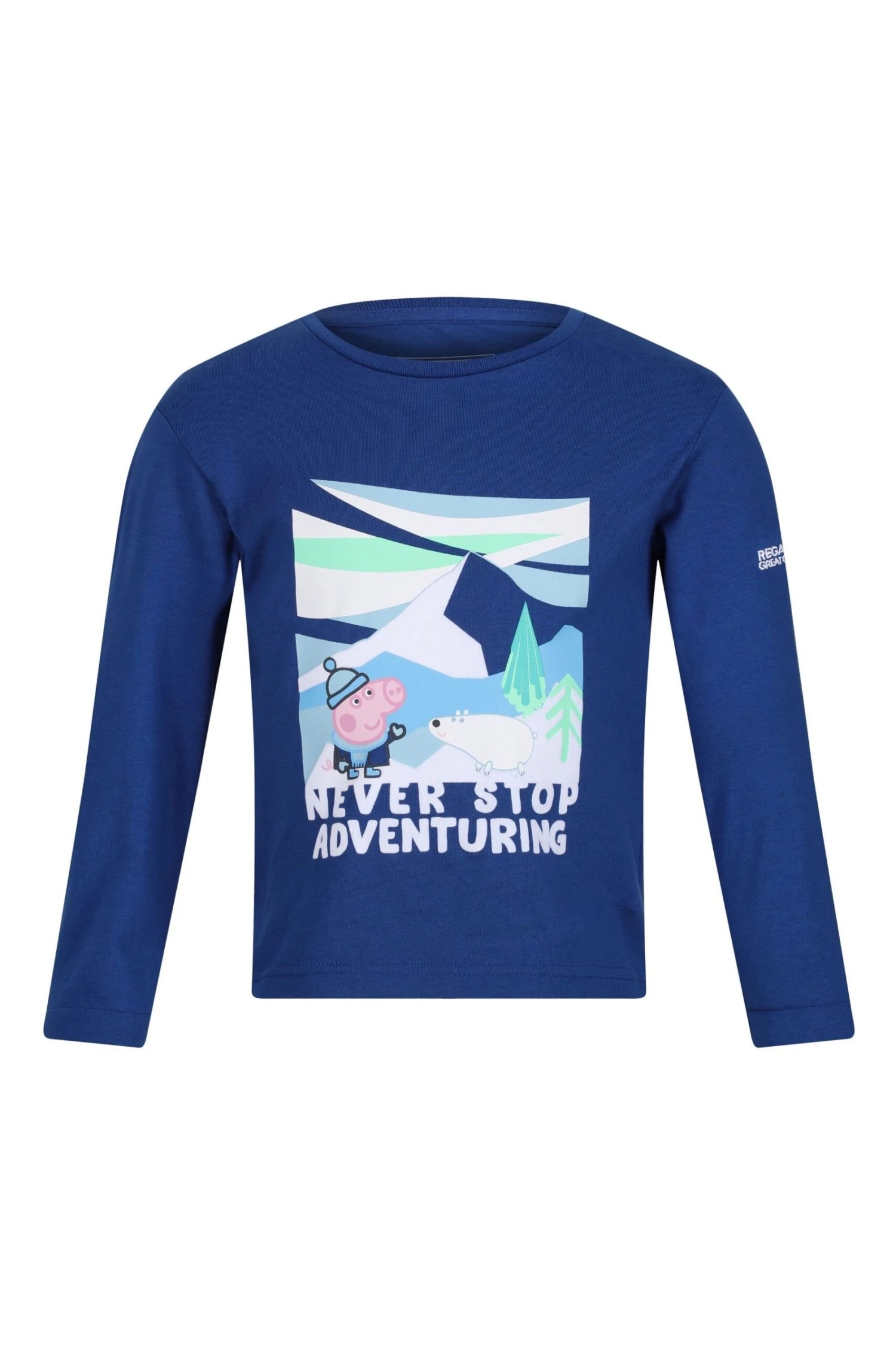 Regatta Blue Peppa Pig Long Sleeve Graphic T-Shirt