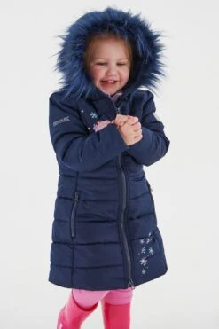 Regatta Girls Blue Peppa Pig Padded Jacket