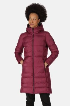 Regatta Purple Panda Longline Insulated Padded Jacket