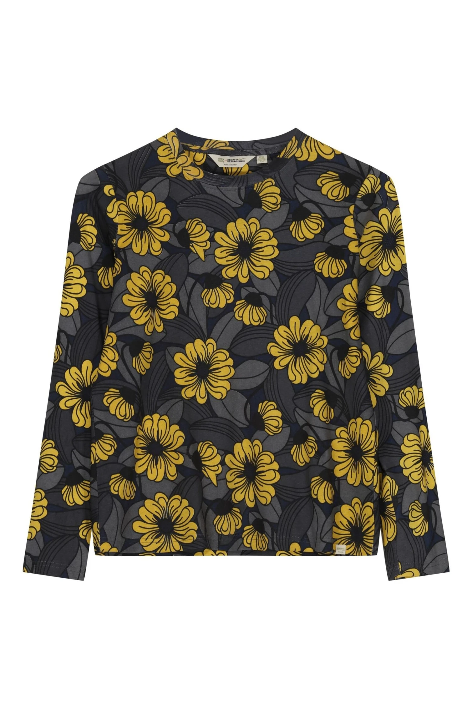Regatta Yellow Orla Kiely Long Sleeve Winter T-Shirt - Image 7