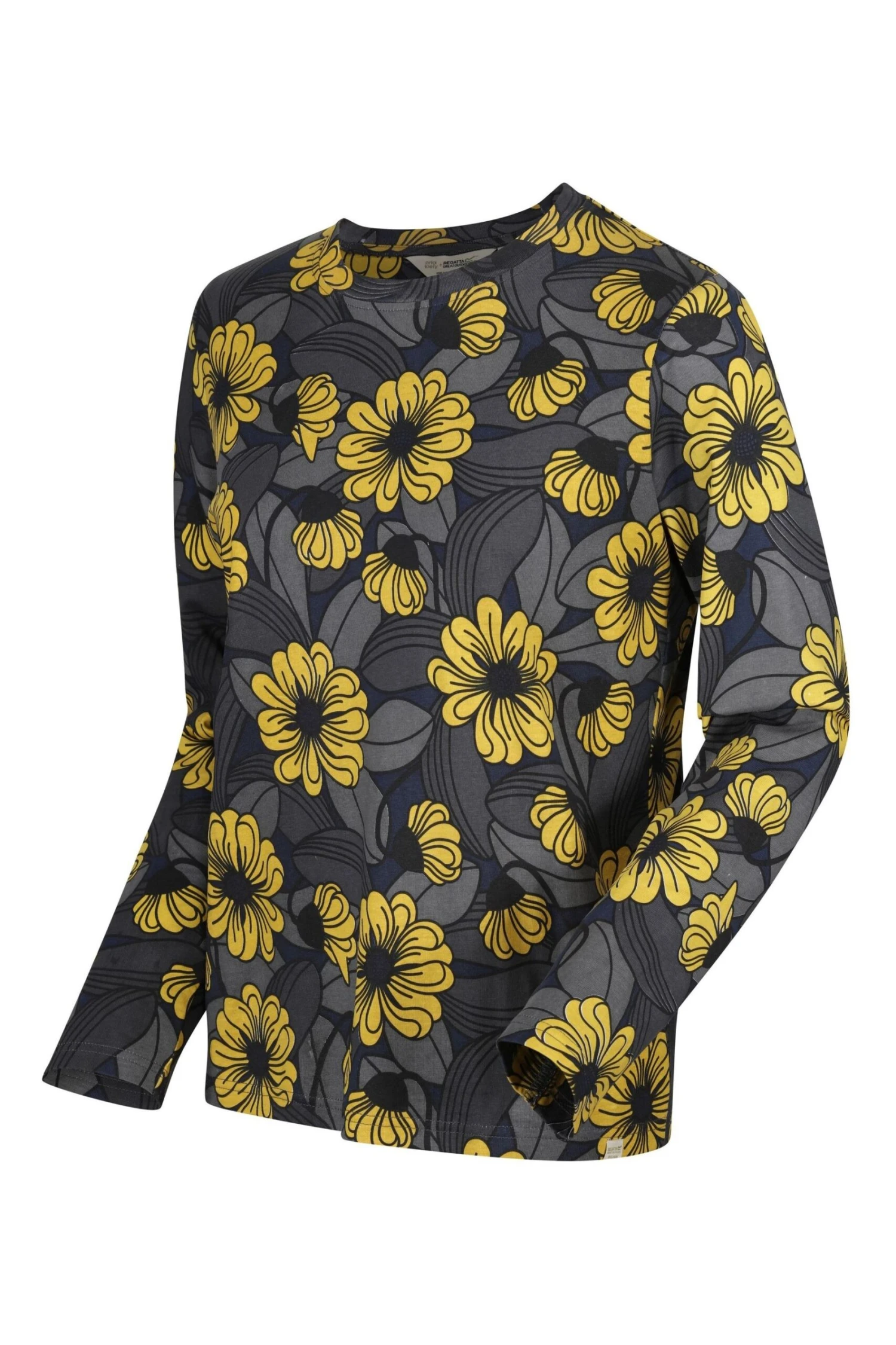 Regatta Yellow Orla Kiely Long Sleeve Winter T-Shirt - Image 9