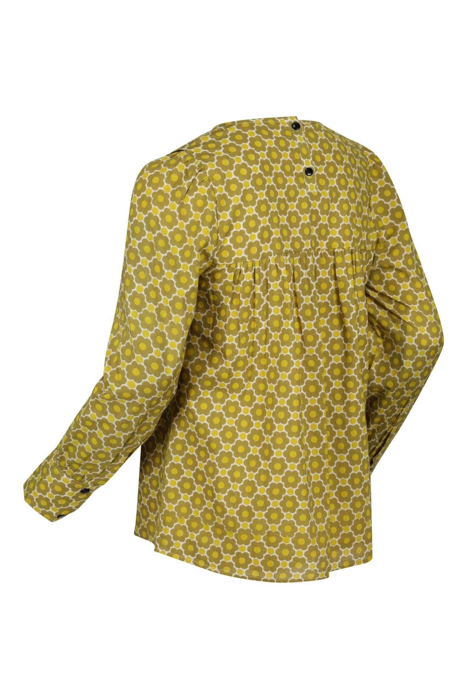 Regatta Yellow Orla Kiely Bib Collar Blouse - Image 10