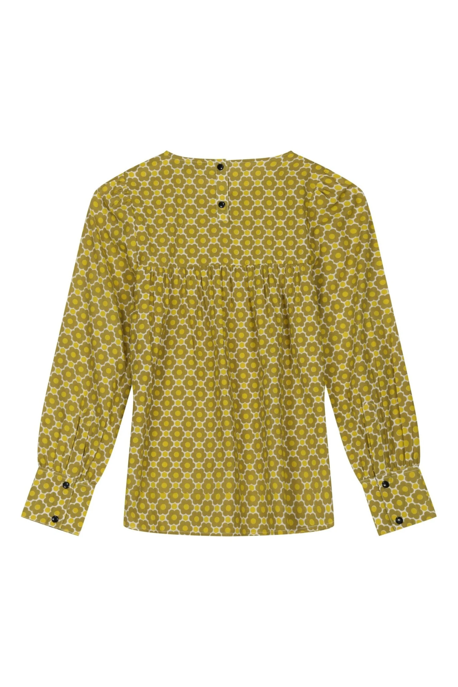 Regatta Yellow Orla Kiely Bib Collar Blouse - Image 8