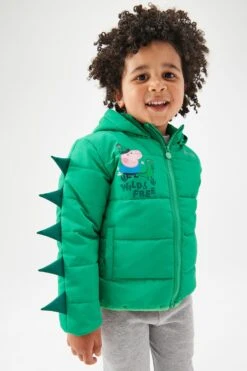 Regatta Boys Green Peppa Pig Padded Jacket