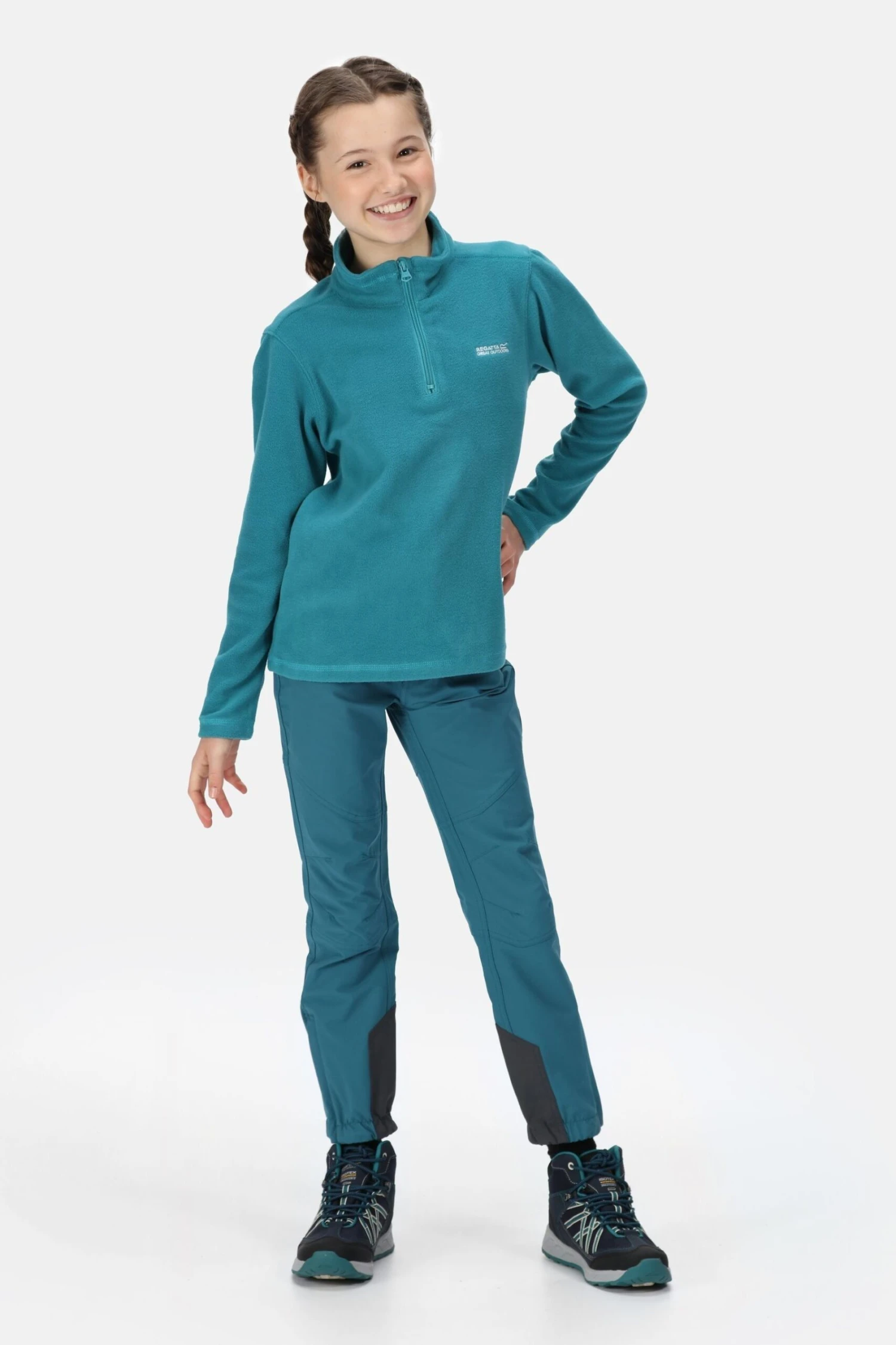 Regatta Blue Hot Shot Ii Half Zip Fleece - Image 3