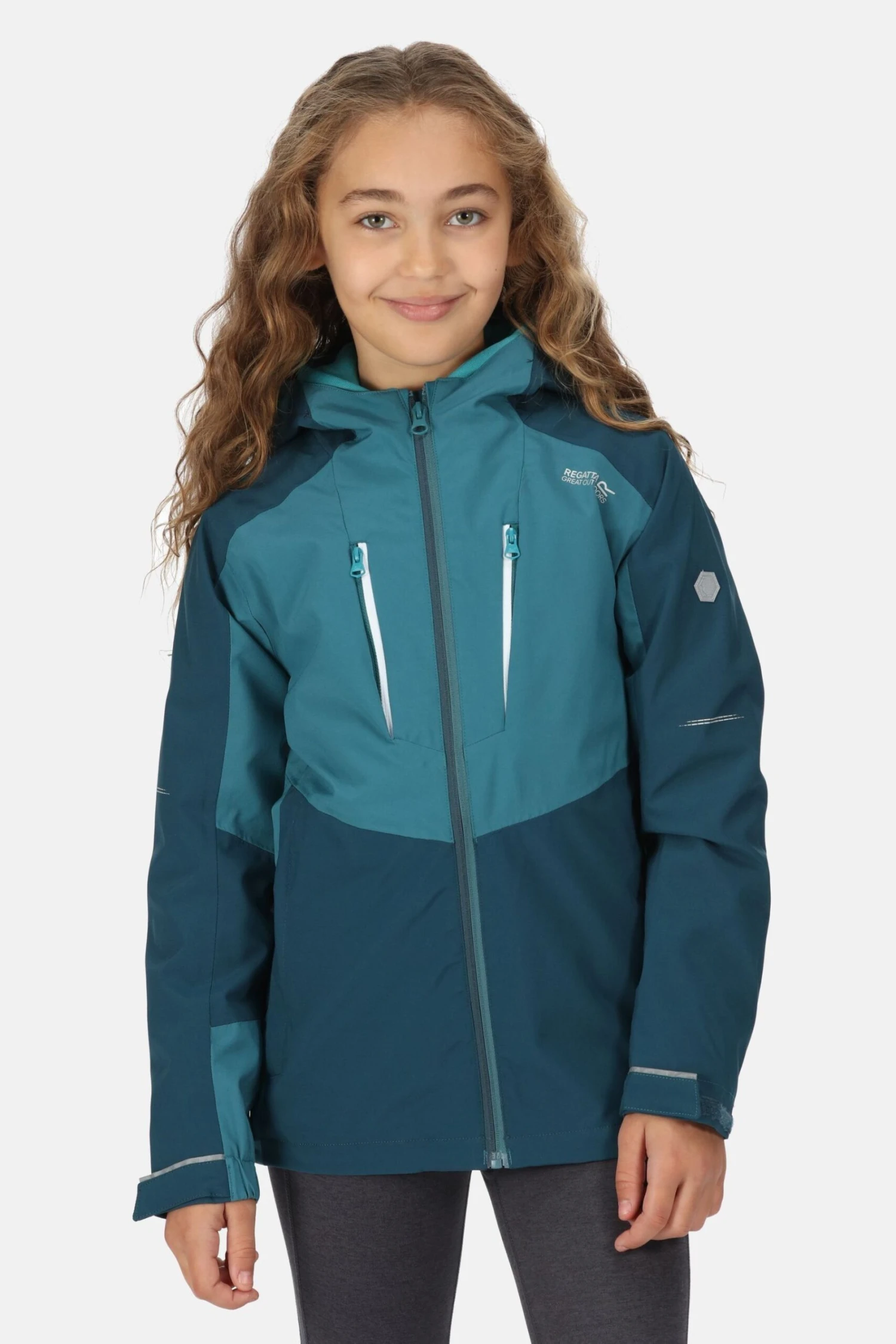 Regatta Junior Blue Waterproof Highton Iii Jacket