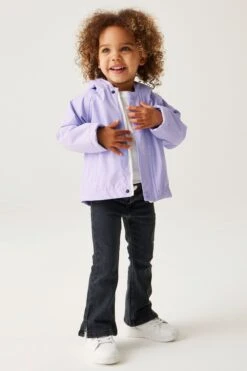 Regatta Purple Winter Animal Waterproof Jacket