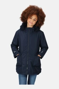 Regatta Blue Adelyn Waterproof Insulated Parka Jacket