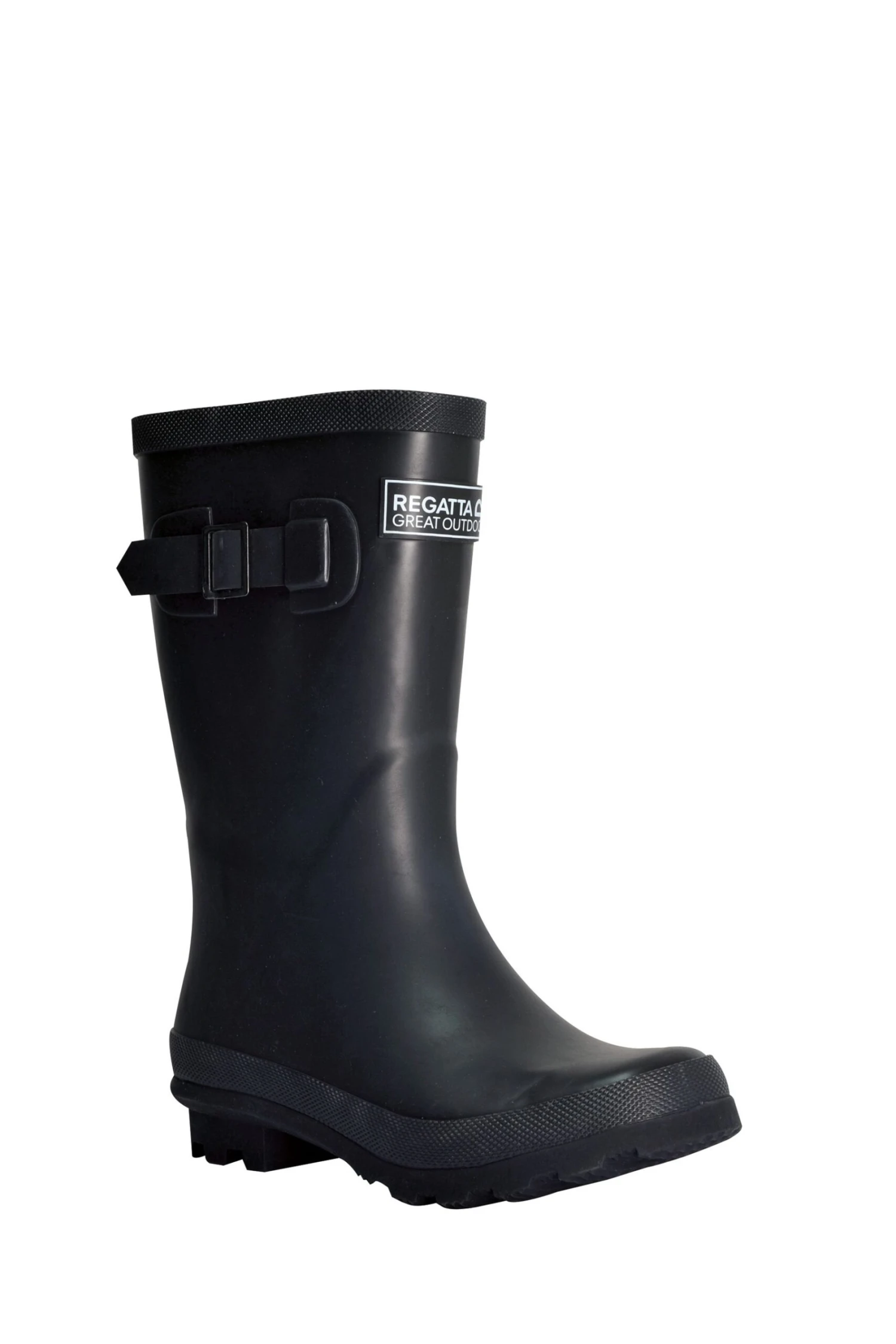 Regatta Junior Black Fairweather Wellies